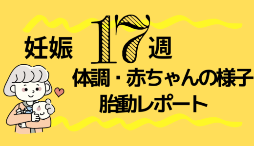 17週性別判明!梅雨時期の片頭痛・おなかの張り・胎動の体験レポ