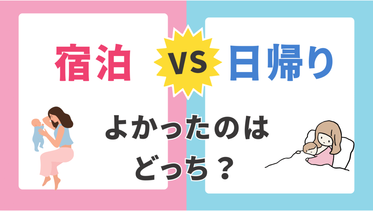 宿泊型と日帰り型の比較
