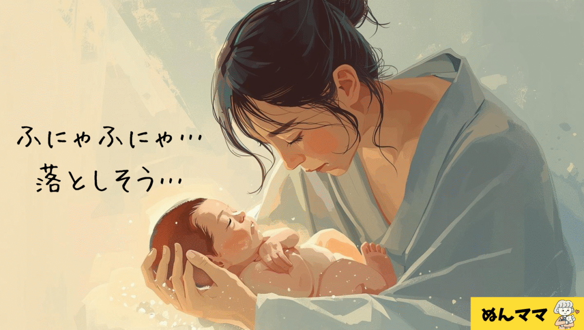 新生児沐浴の悩み