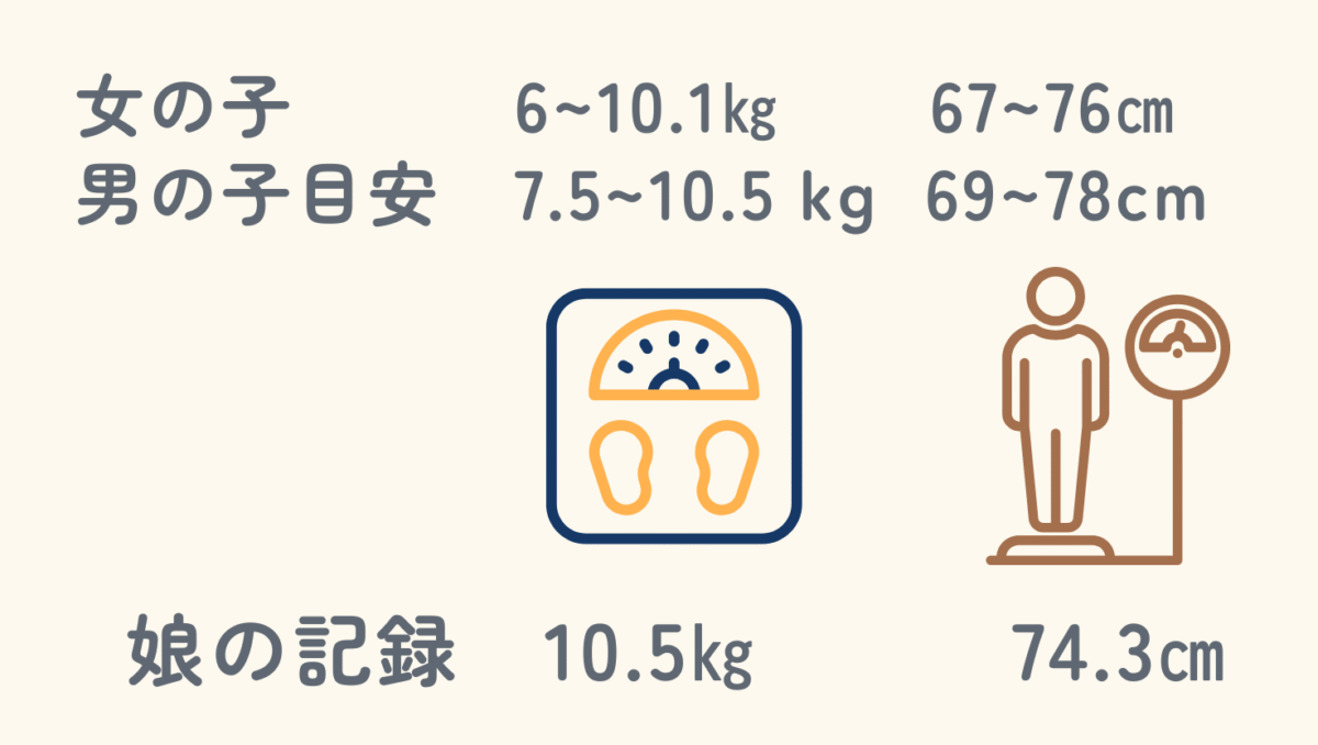 平均身長と体重