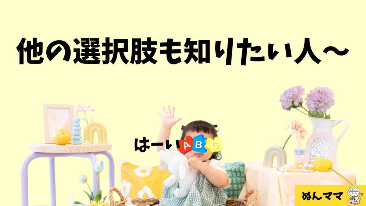 他の選択肢はある？