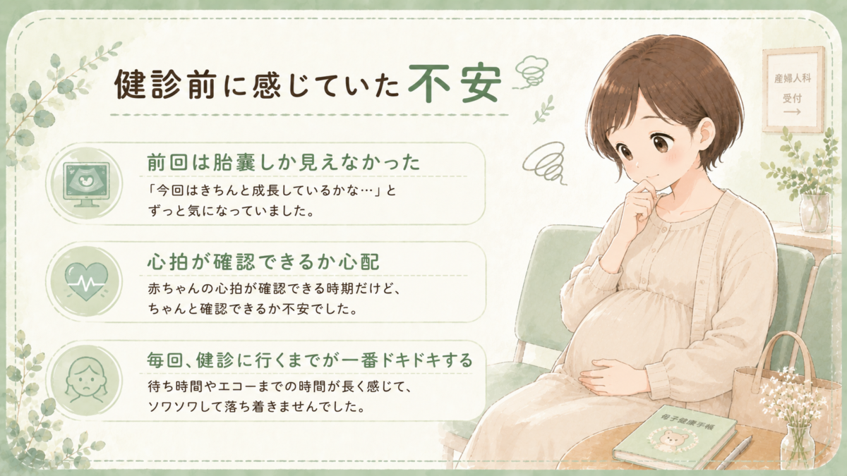 健診前に感じていた不安