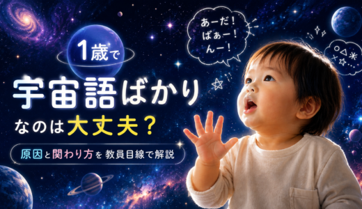 1歳で宇宙語ばかりなのは大丈夫？言葉が通じない原因と関わり方を教員目線で解説
