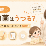 1歳で虫歯菌はうつる？予防歯科で教わったことをまとめました