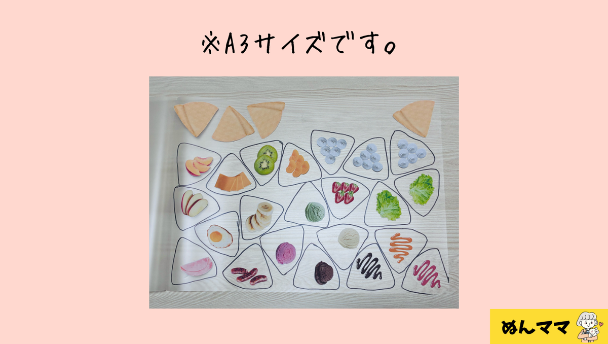 マジックで縁取りした写真※A3サイズのラミネート