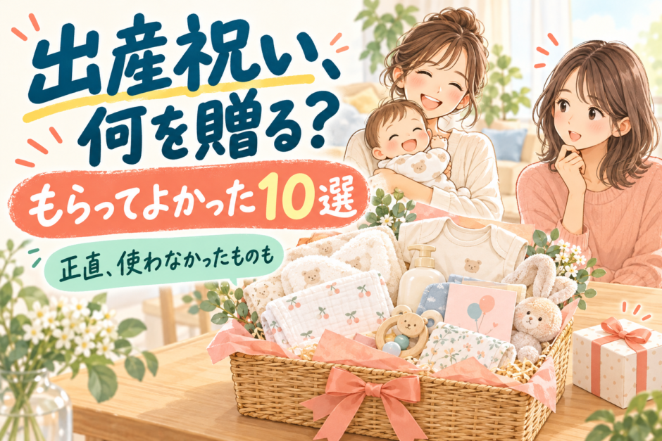出産祝いでもらってよかったもの10選｜正直使わなかったものも紹介